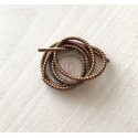 Cannetille spirale marron : ressort métallique 2 mm