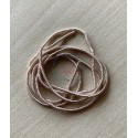 Cannetille spirale doré rose mat: ressort métallique 2 mm