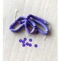 paillettes porcelaine violet foncé  4 mm