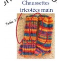 chaussettes tricotés main taille 37/38