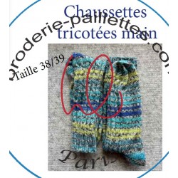 chaussettes tricotées