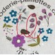 Kit de broderie: cercle fleuri de Pauline