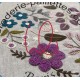 Kit de broderie: cercle fleuri de Pauline
