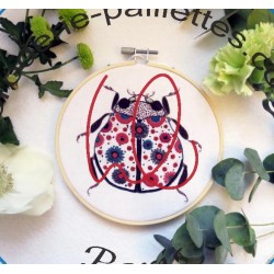 Kit "Fleur en soie et glitter" fiche technique