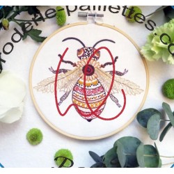 Kit "Fleur en soie et glitter" fiche technique