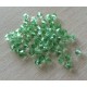 Sachet de perles à facettes bicône vert paradis