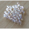 Sachet de perles à multi facettes transparent