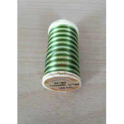 Fil métallique multicolore (argent, vert, framboise) 7029