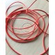 fil queue de rat rouge  diamètre: 1 mm 