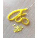 cuvettes jaune  irisé  3 mm 3056