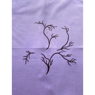 la branche fleurie orange