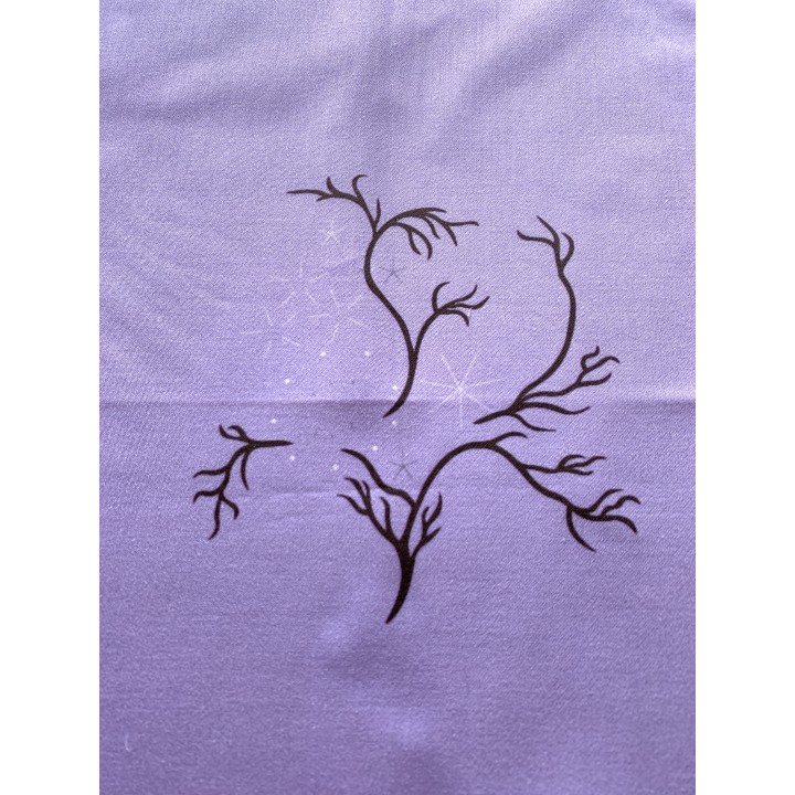 la branche fleurie orange