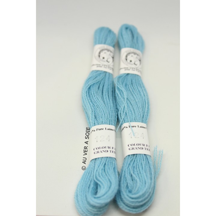 laine d'Aubusson 133 bleu vert