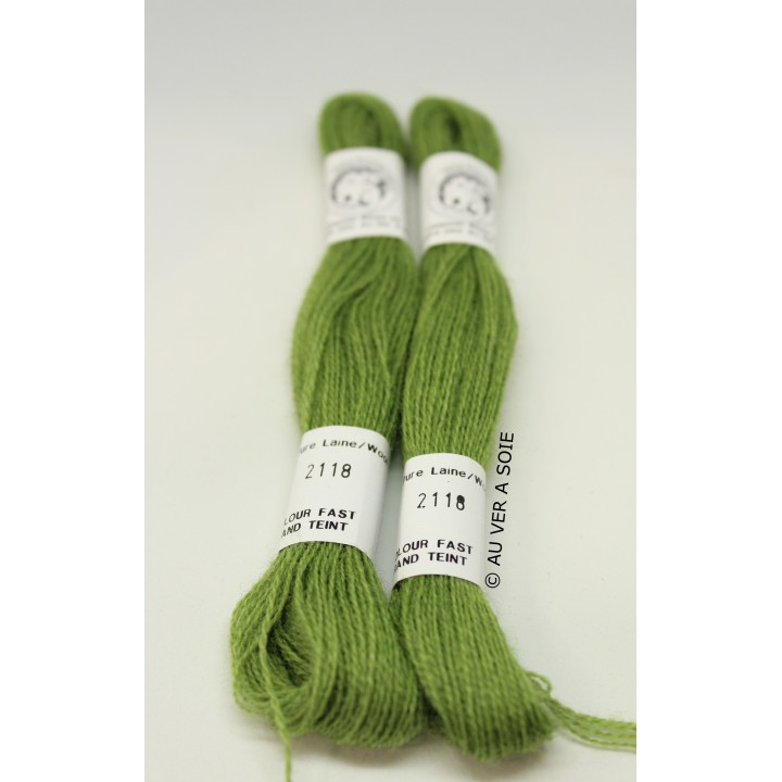 laine d'Aubusson 133 bleu vert