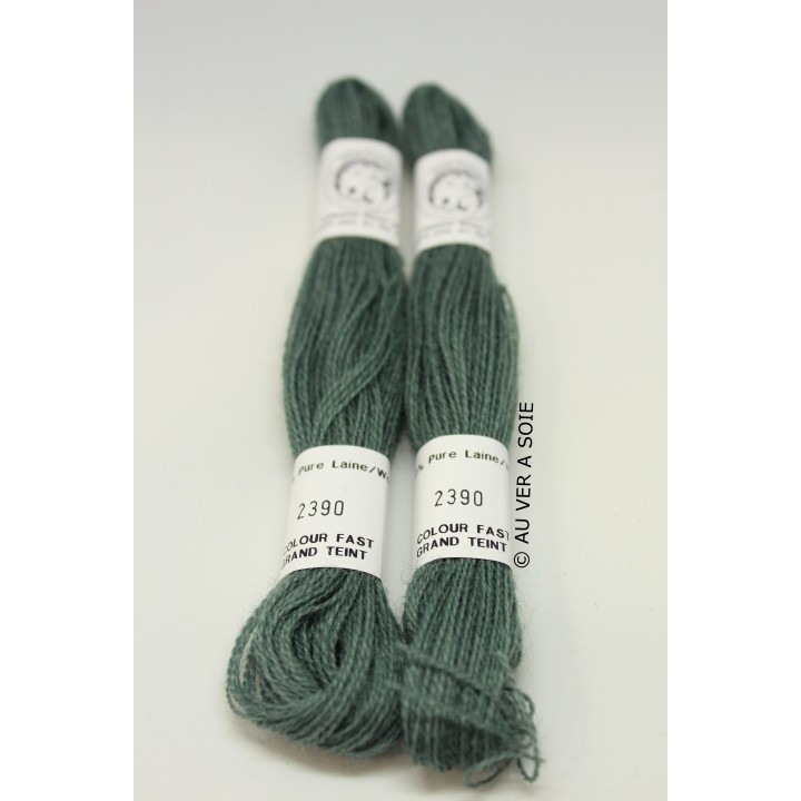 laine d'Aubusson 133 bleu vert