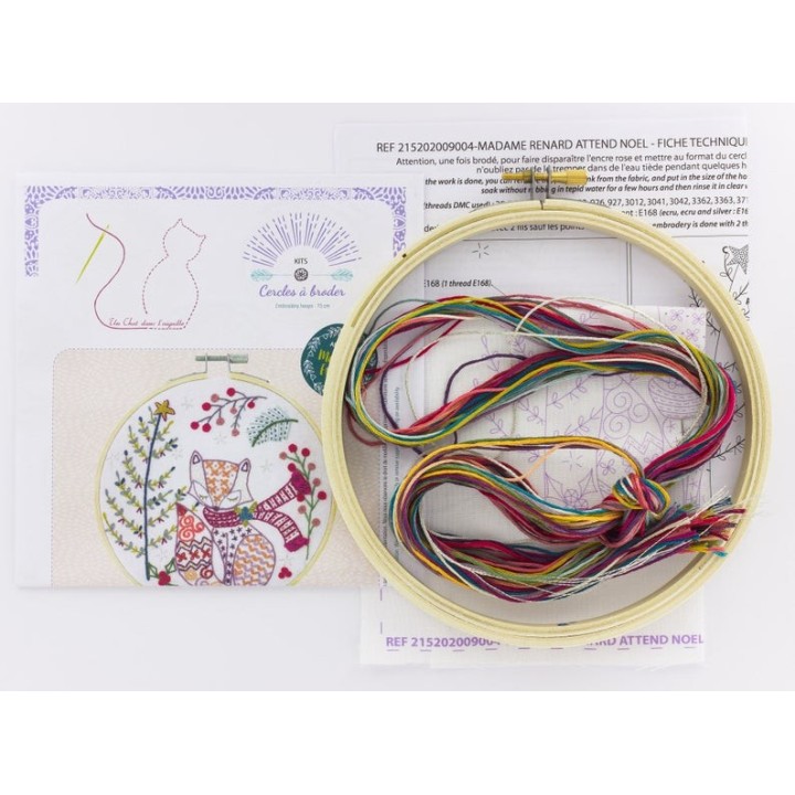 Kit "Fleur en soie et glitter" fiche technique