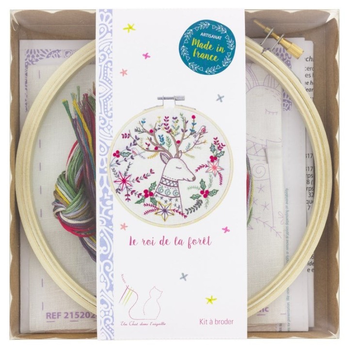 Kit de broderie: le roi de la Forêt