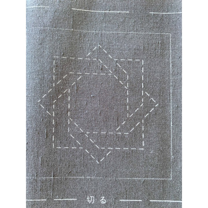 Sashiko patch coaster collection noir