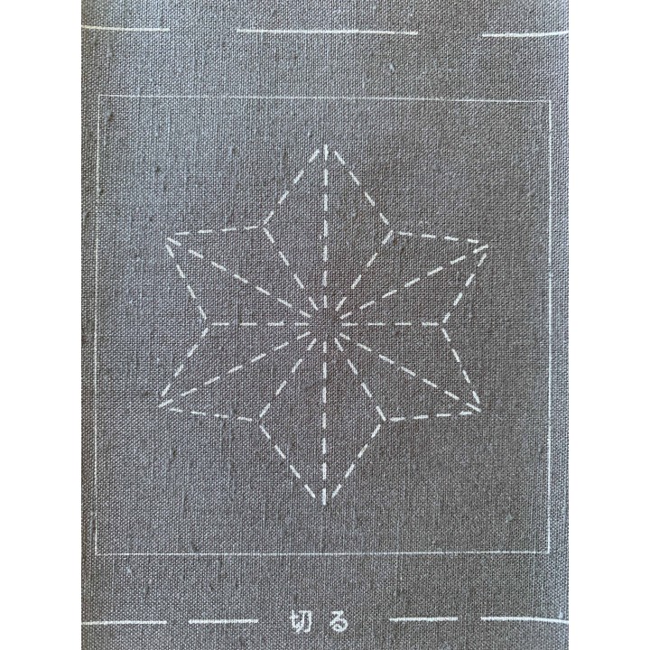 Sashiko patch coaster collection noir