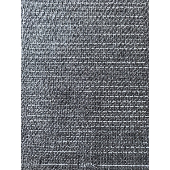 Sashiko patch mending collection noir