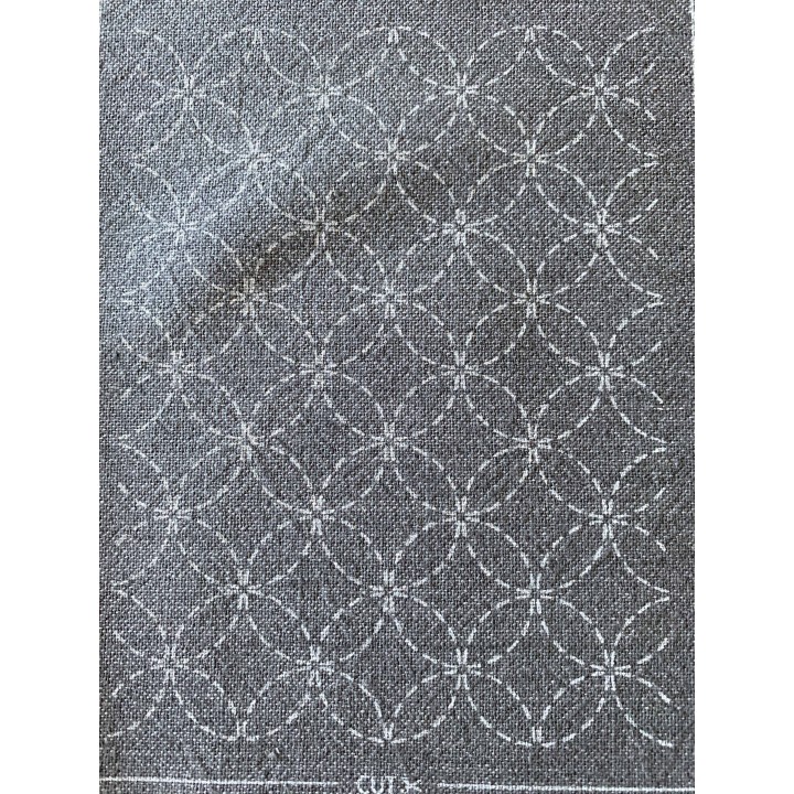 Sashiko patch mending collection noir