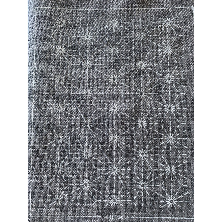 Sashiko patch mending collection noir
