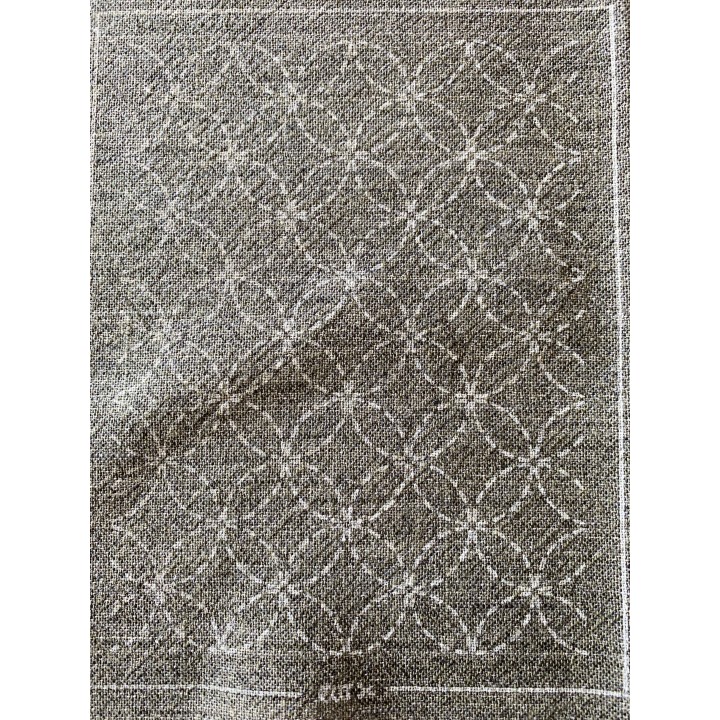 Sashiko patch mending collection taupe