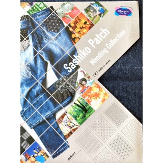 Sashiko patch mending collection marine