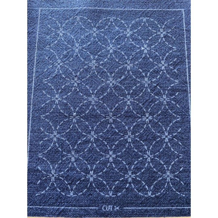 Sashiko patch mending collection marine