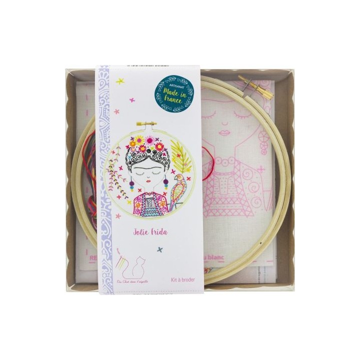 Kit de broderie: Jolie Frida