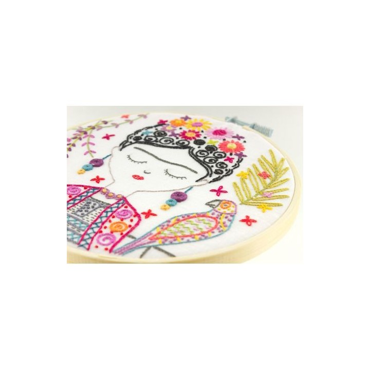 Kit "Fleur en soie et glitter" fiche technique