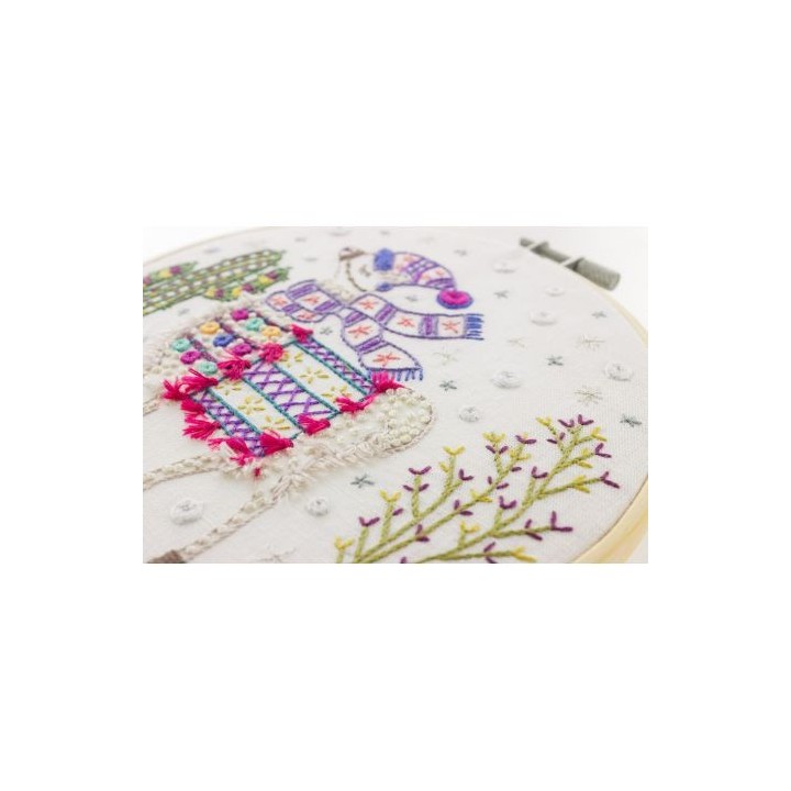 Kit de broderie: Mon beau Lama