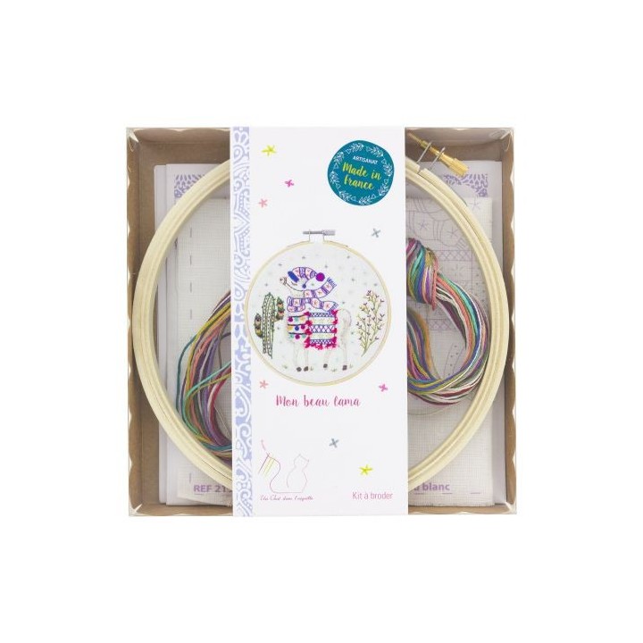 Kit de broderie: My Beautiful Llama