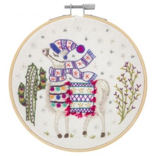 Kit de broderie: Mon beau Lama