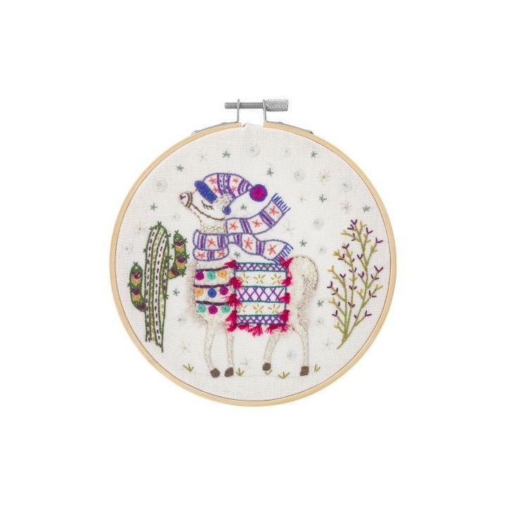 Kit de broderie: My Beautiful Llama