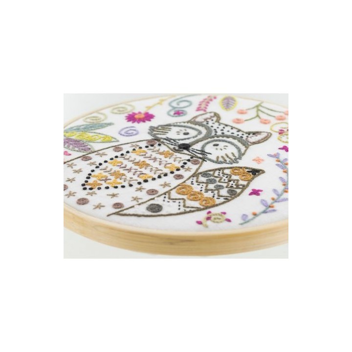 Kit "Fleur en soie et glitter" fiche technique