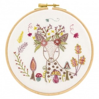 Kit de broderie: deer, oh my deer