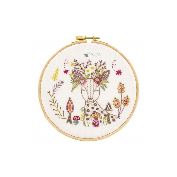 Kit de broderie: deer, oh my deer