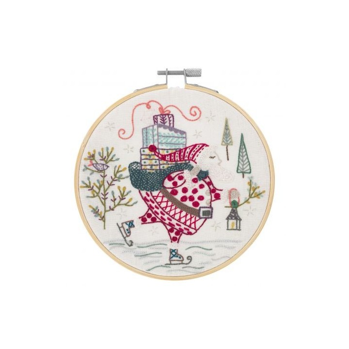Kit de broderie: ho ho ho