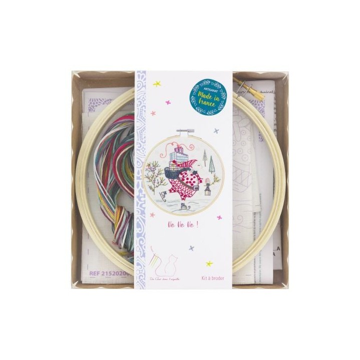 Kit de broderie: ho ho ho