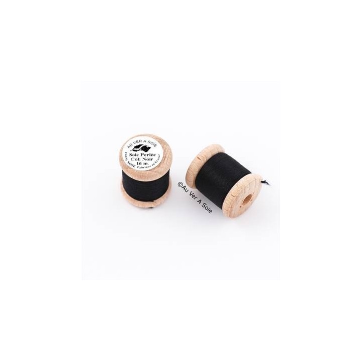 Bobine Soie perlée 767 rose pâle  "Au ver à soie" 