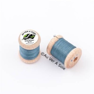 Bobine Soie perlée 767 rose pâle  "Au ver à soie" 