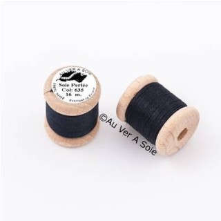 Bobine Soie perlée 767 rose pâle  "Au ver à soie" 