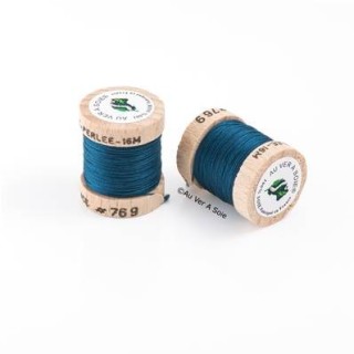 Bobine Soie perlée 767 rose pâle  "Au ver à soie" 