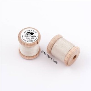 Bobine Soie perlée 767 rose pâle  "Au ver à soie" 