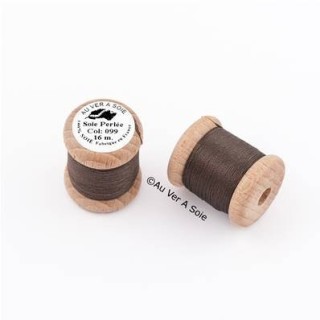 Bobine Soie perlée 767 rose pâle  "Au ver à soie" 
