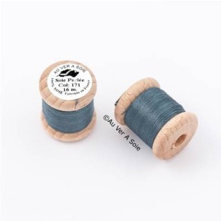 Bobine Soie perlée 767 rose pâle  "Au ver à soie" 