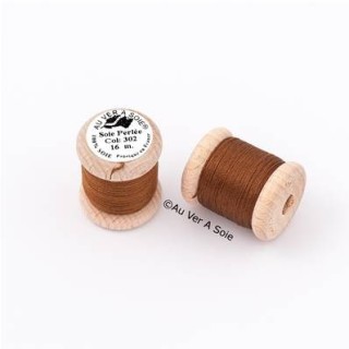 Bobine Soie perlée 767 rose pâle  "Au ver à soie" 