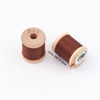 Bobine Soie perlée 767 rose pâle  "Au ver à soie" 