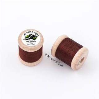 Bobine Soie perlée 767 rose pâle  "Au ver à soie" 